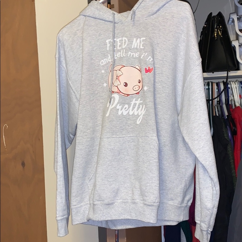 Gray hoodie